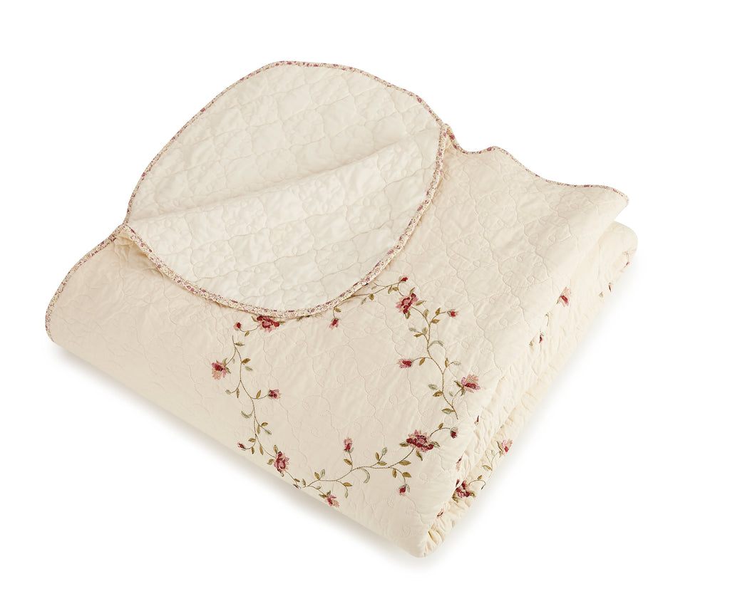 Velmora™ Hannalore Cotton Quilt, Burgundy, Full/Queen, All Ages