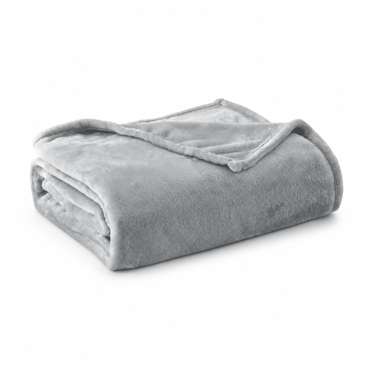 Velmora™ Super Soft Plush Bed Blanket, Gray, King Size, 102 x 90 in