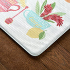 Velmora™ (4 pack) Multicolor Kitchen Mat, Herbal Tea, 18"W x 30"L, 1 Piece