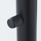 Velmora™ 63.5 in 3 Light Contemporary Black Floor Lamp Clear Glass
