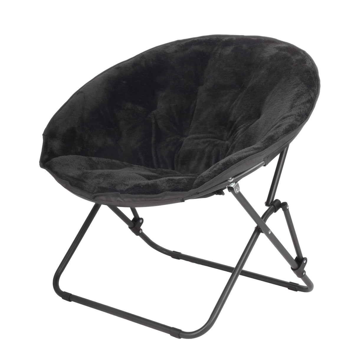 Velmora™ (3 pack) Saucer Chair for Kids and Teens, Black