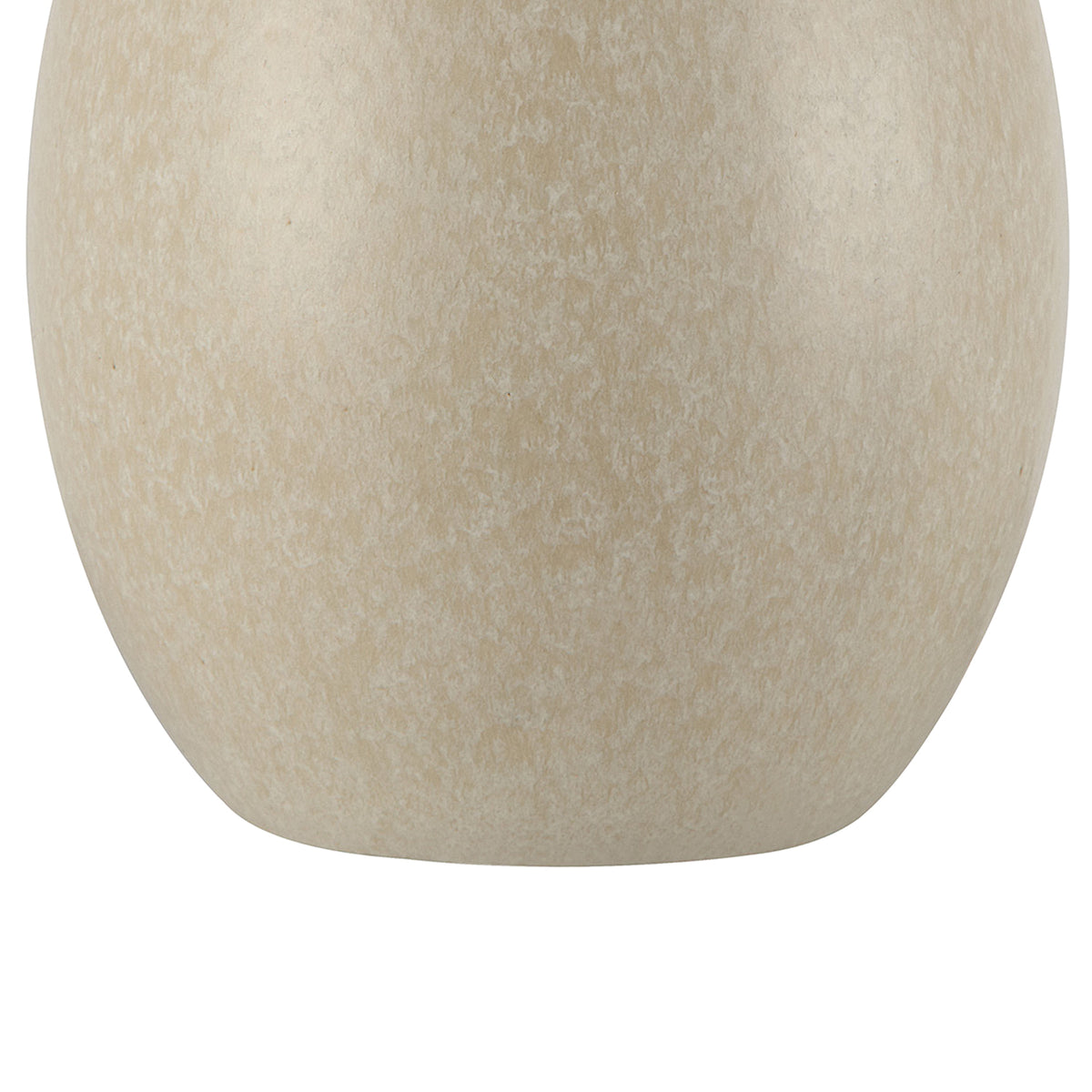 Velmora™ Cream Reactive Ceramic Table Lamp with Natural Rattan Shade, 18 in