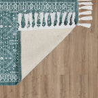 Velmora™ (4 pack) Wexford Vintage Indoor Runner Rug, Teal, 20” x 60”