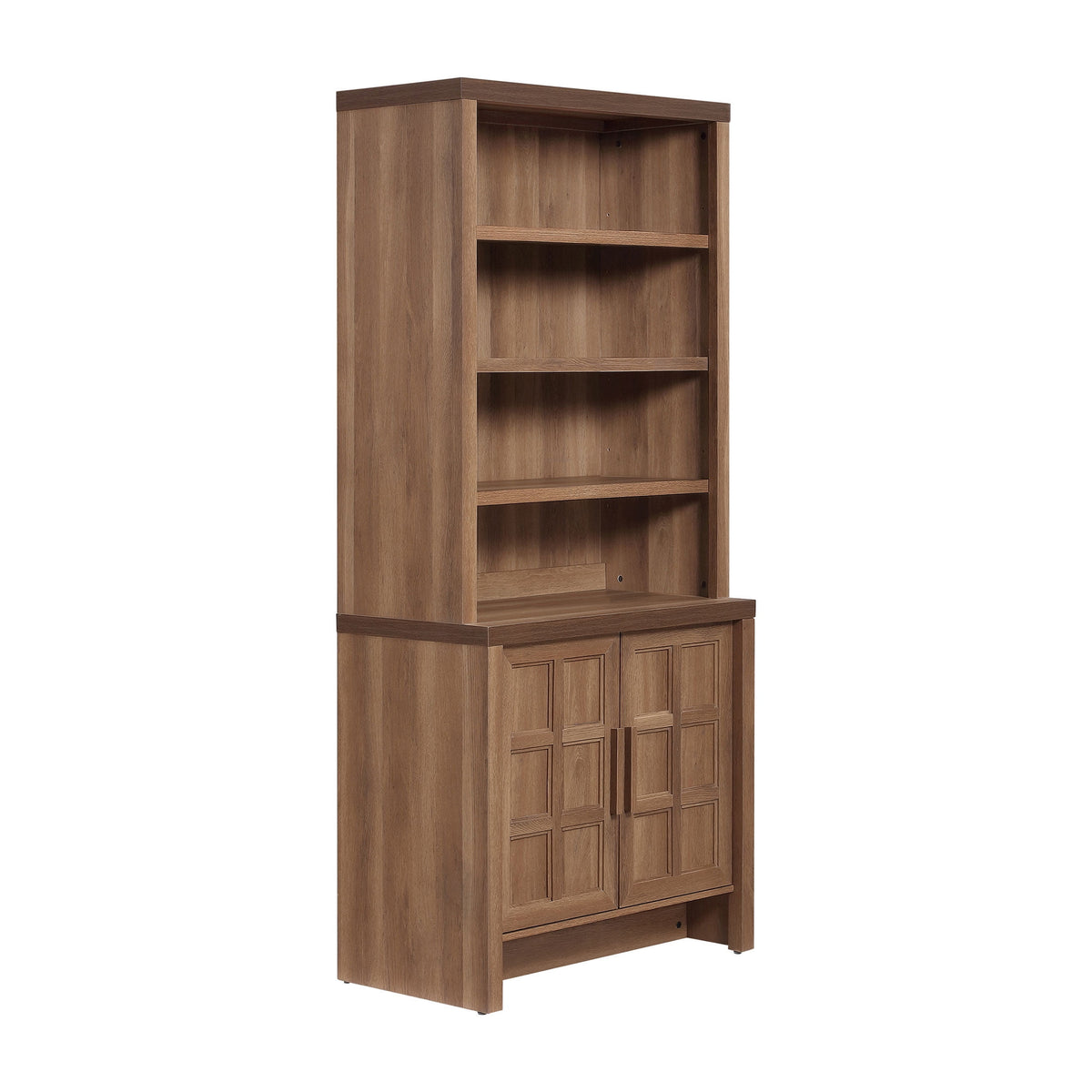 Velmora™ Mason Bookcase, Brown Oak Finish