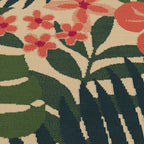 Velmora™ 7'x10' Pink Palm Outdoor Rug