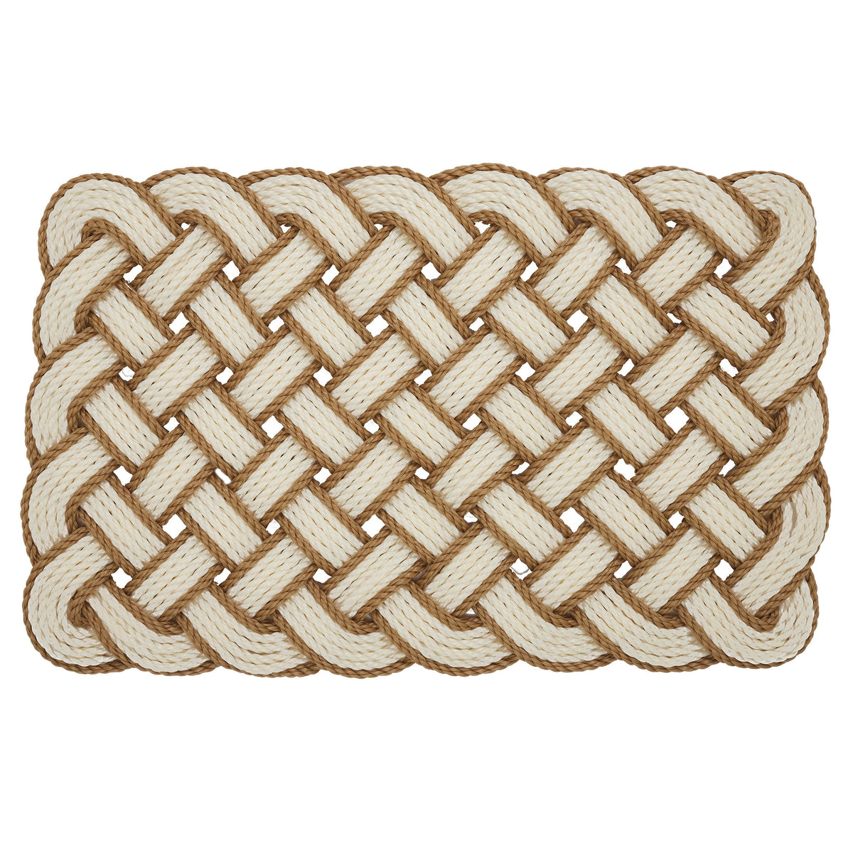 Velmora™ (4 pack) Woven Pretzel Knotted PVC Outdoor Doormat, 18" x 30"