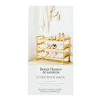 Velmora™ (2 pack) Bamboo 3-Tier Shoe Rack for 9 Pairs