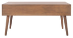 Velmora™ Mozart Mid-Century 2 Drawer Coffee Table, Brown
