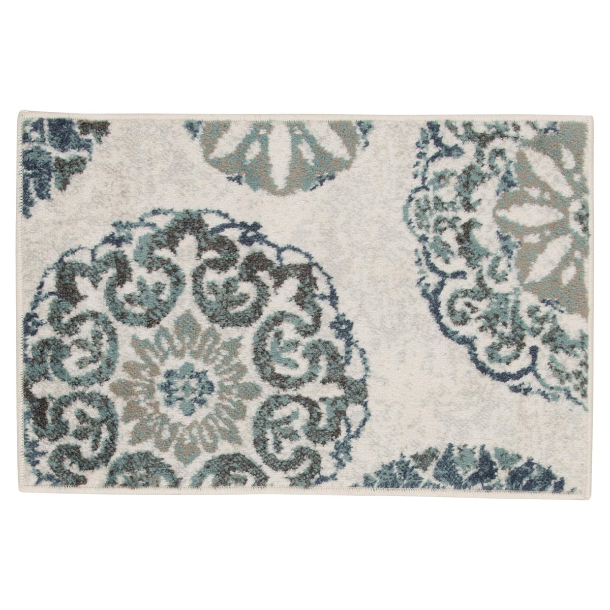 Velmora™ Teal Medallion 3 Piece Indoor Area Rug Set