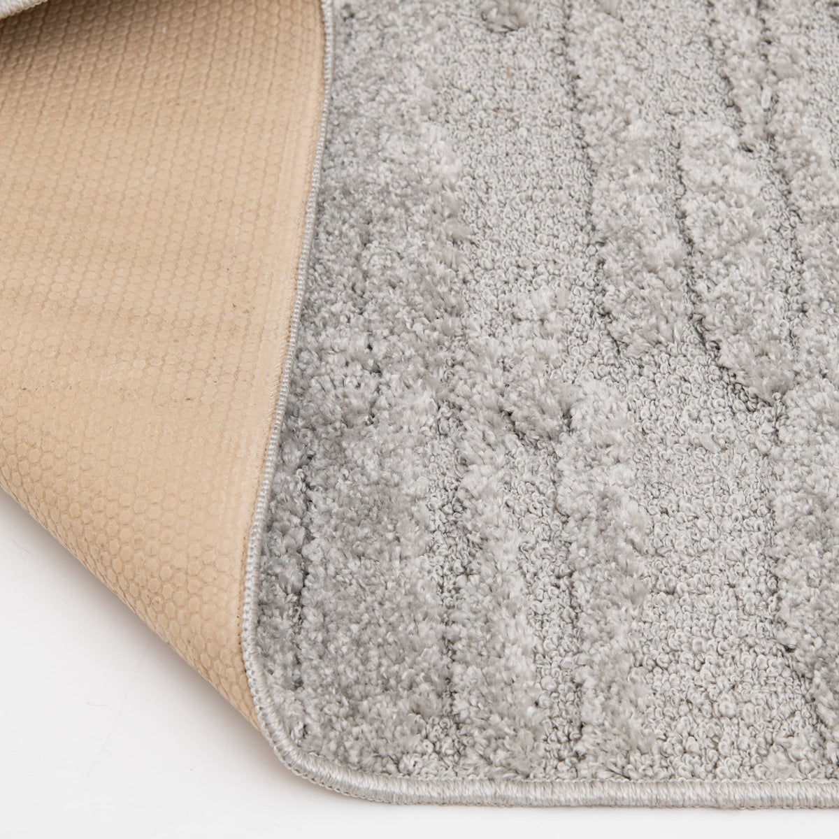 Velmora™ 5 ft x 7 ft High-Low Gray Indoor Area Rug