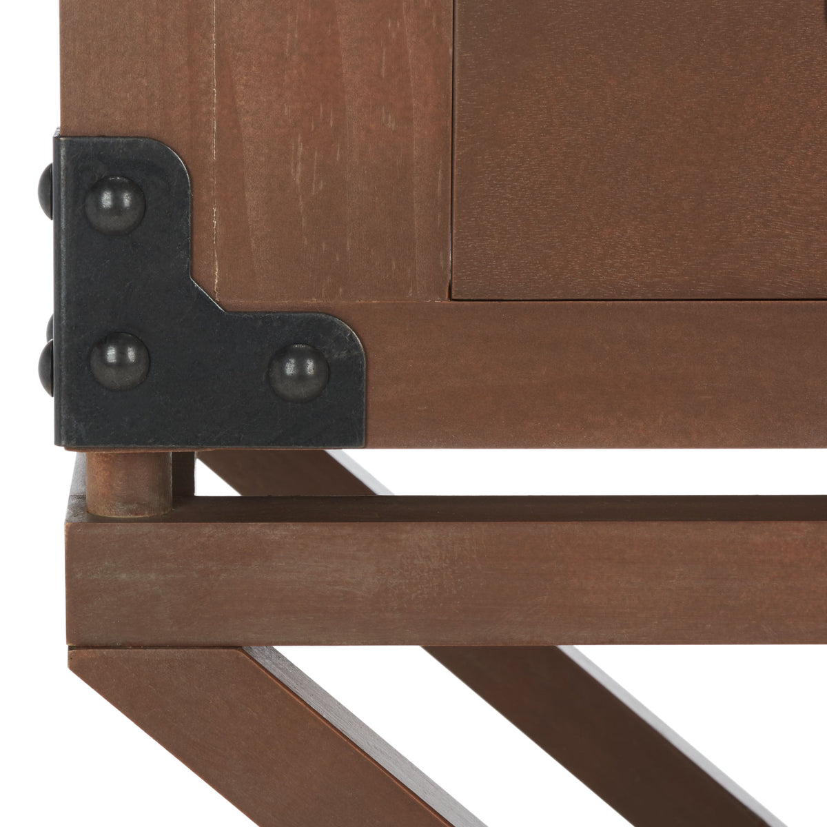 Velmora™ Dunstan Rustic Accent Table With Storage Drawer, Washed Natural Pine