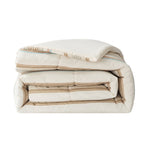 Velmora™ Bed in a Bag Bedding Set, 7 Piece, King, Beige Stripe