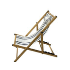 Velmora™ (2 pack) Resort Sling Fabric Chair, Beige & Blue Stripe