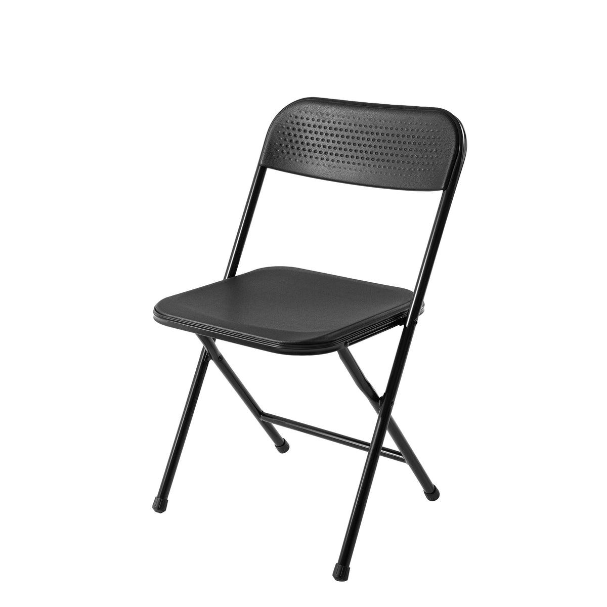 Velmora™ Banquet Resin Folding Chair, Black, Set of 6