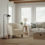 Velmora™ Rolled Tub Accent Chair, Zeus Sand