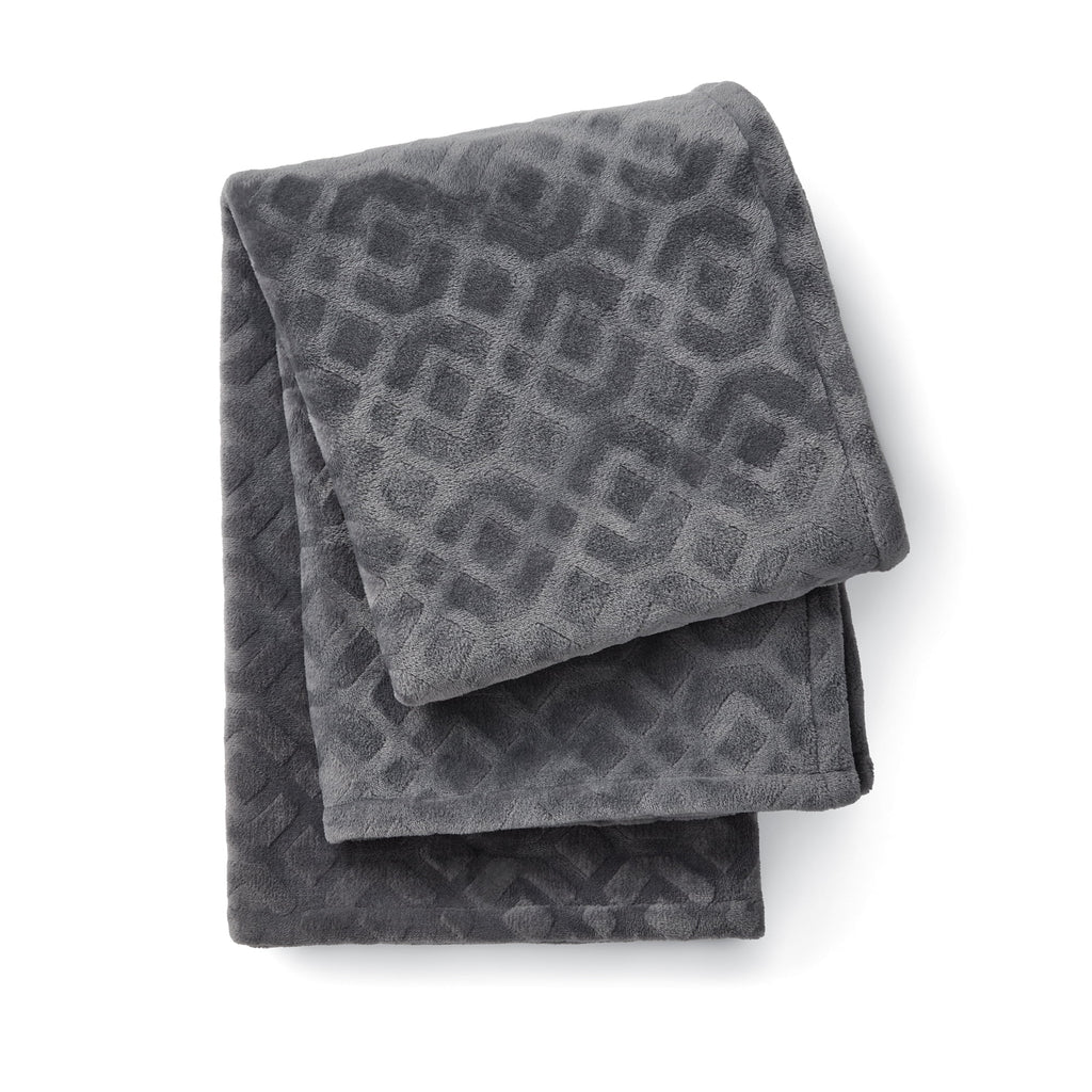 Velmora™ Rich Black 5 Piece Damask Stripe Comforter Set, King, Adult, Unisex
