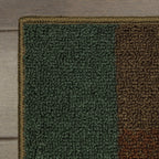 Velmora™ Traditional Leaf Block Multicolor Indoor Area Rug, 5' x 7'