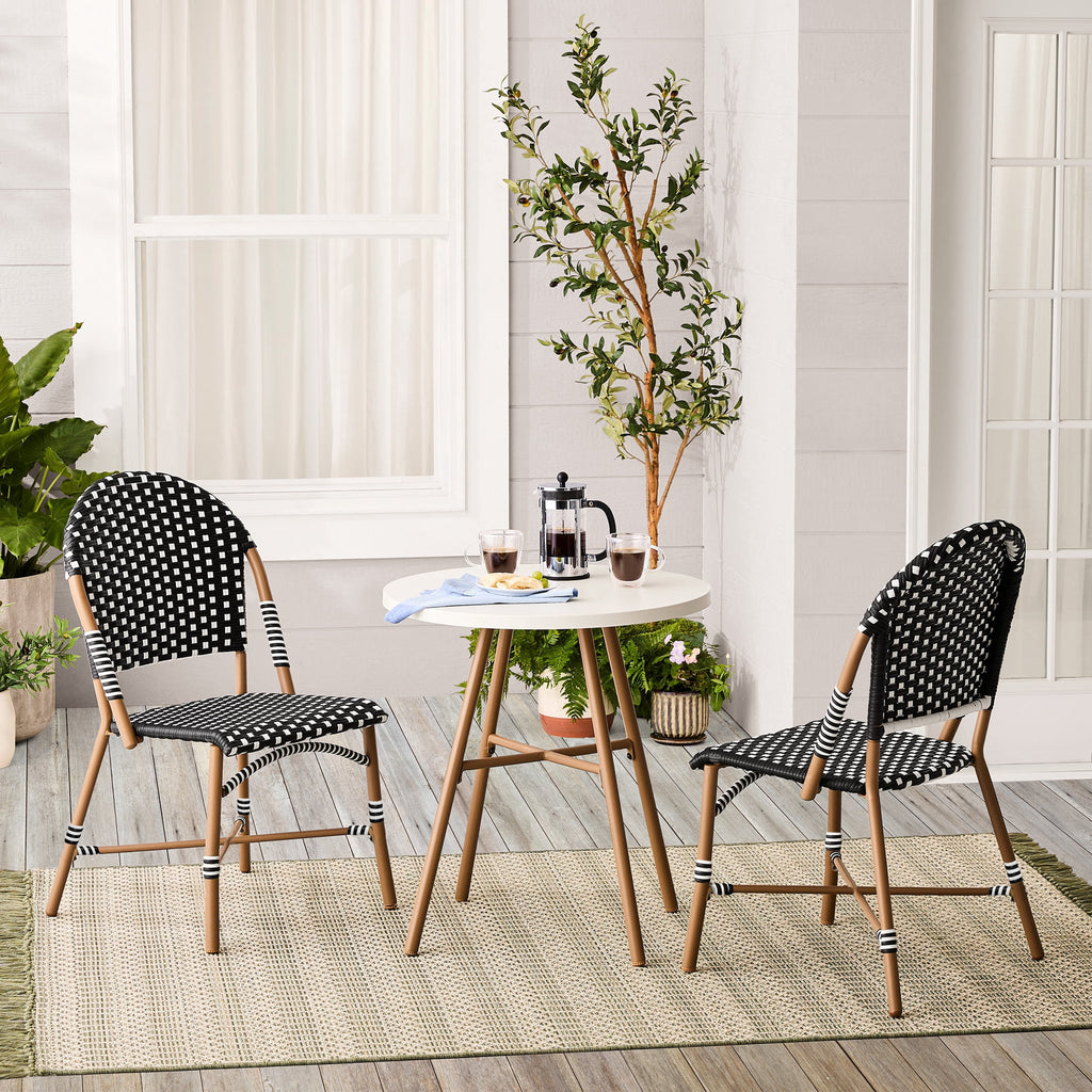 Velmora™ Lilah Outdoor Metal Bistro Table