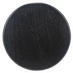 Velmora™ Tinsley Solid Rustic Round Accent Table, Black