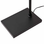 Velmora™ Michelle 71-Inch Metal Arc Floor Lamp with White Fabric Shade and 3-Way Switch
