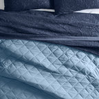 Velmora™ Down Alternative Comforter, Full/Queen - Blue, Reversible