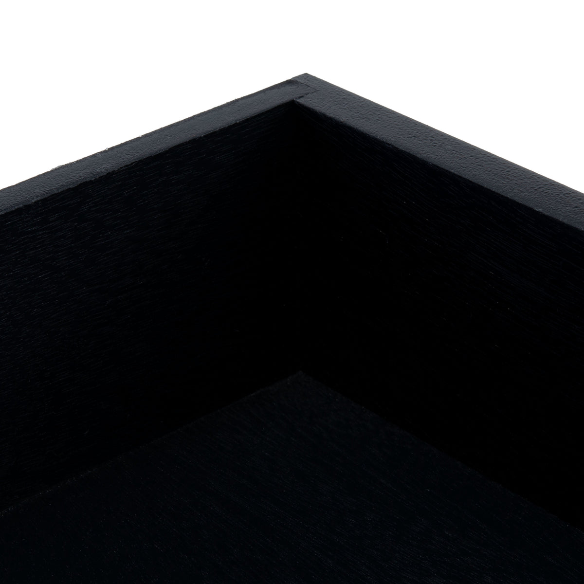 Velmora™ Filbert Solid 2 Drawer Coffee Table, Black