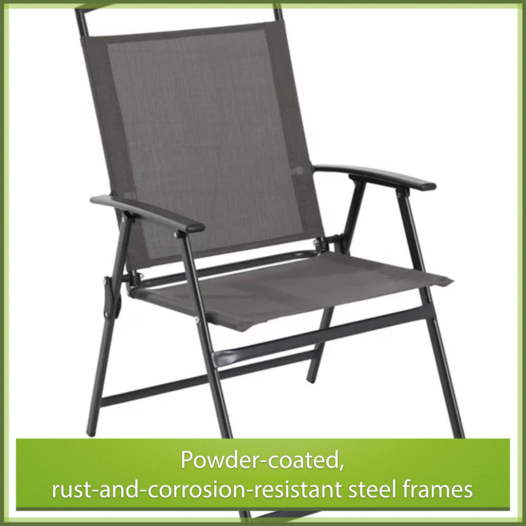 Velmora™ Albany Lane 6-Piece Steel Outdoor Patio Dining Set with Umbrella, Gray