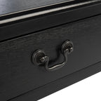 Velmora™ Athena Solid 1 Drawer Accent Table, Black