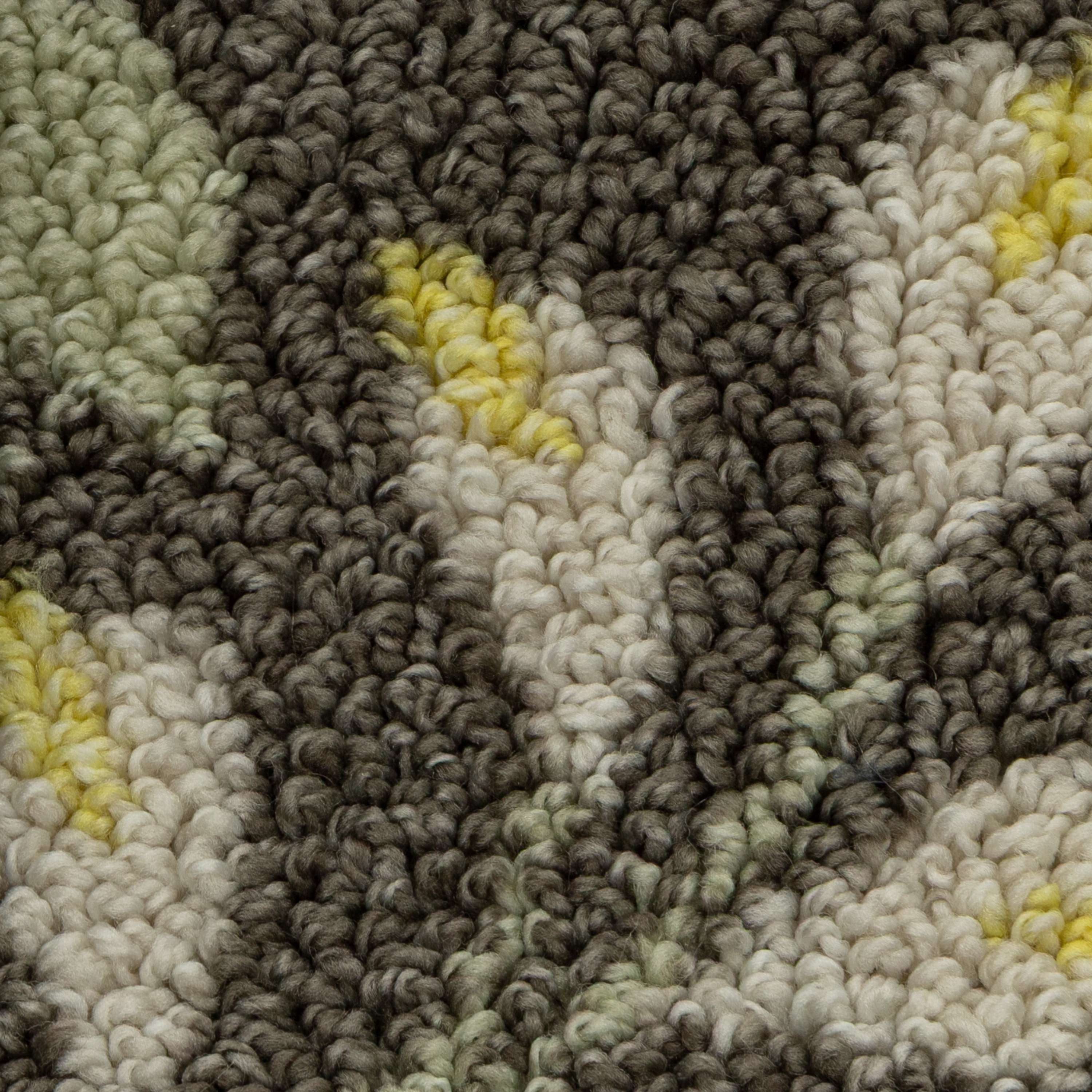 Velmora™ (2 pack) Farmhouse Oversized Floral Gray Multicolor Indoor Area Rug, 5' x 7'