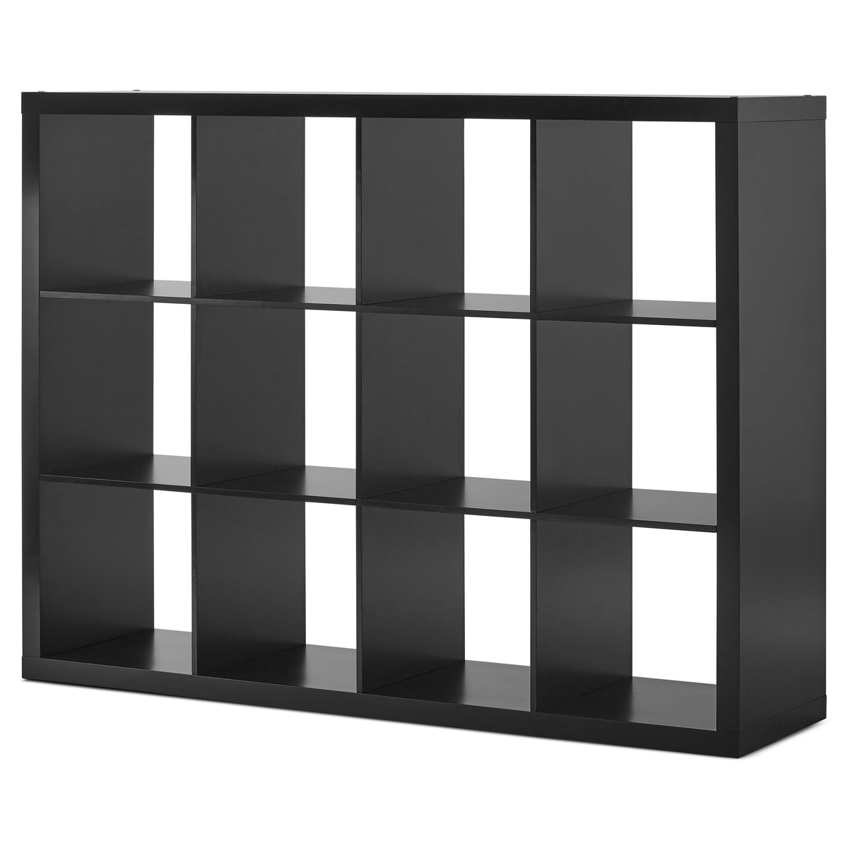 Velmora™ 12 Cube Storage Organizer, Solid Black
