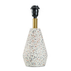 Velmora™ Terrazzo Table Lamp with White Drum Shade, 16.75 in