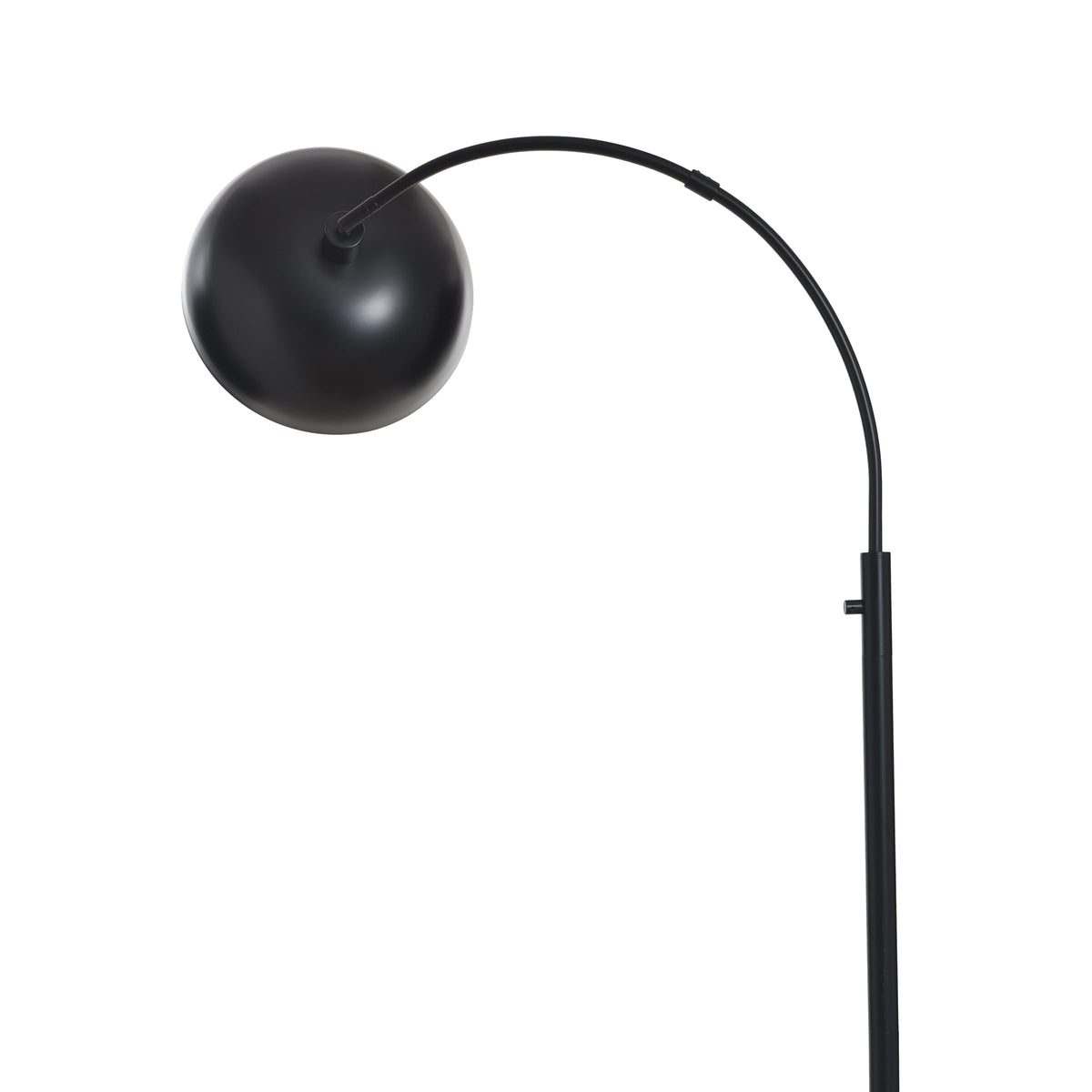 Velmora™ Black Finish Arch Dome Floor Lamp