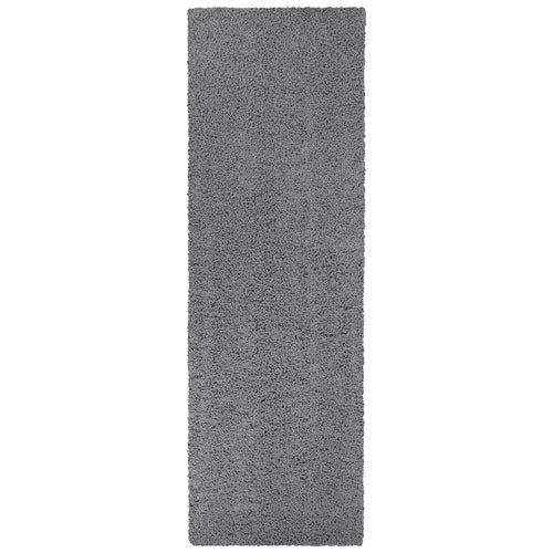 Velmora™ (2 pack) Solid Gray Shag Indoor Runner Rug, 1 ft 9 in x 5 ft