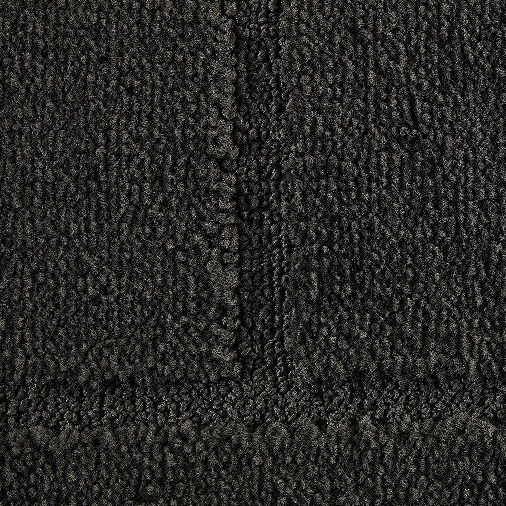 Velmora™ Solid High Low Tufted Grid Dark Gray Indoor Area Rug, 5' x 7'