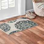 Velmora™ Teal Medallion 3 Piece Indoor Area Rug Set