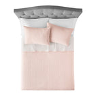 Velmora™ Full/Queen Quilt - Blush Pink Matelasse, Cotton-Rich, Reversible Bedding