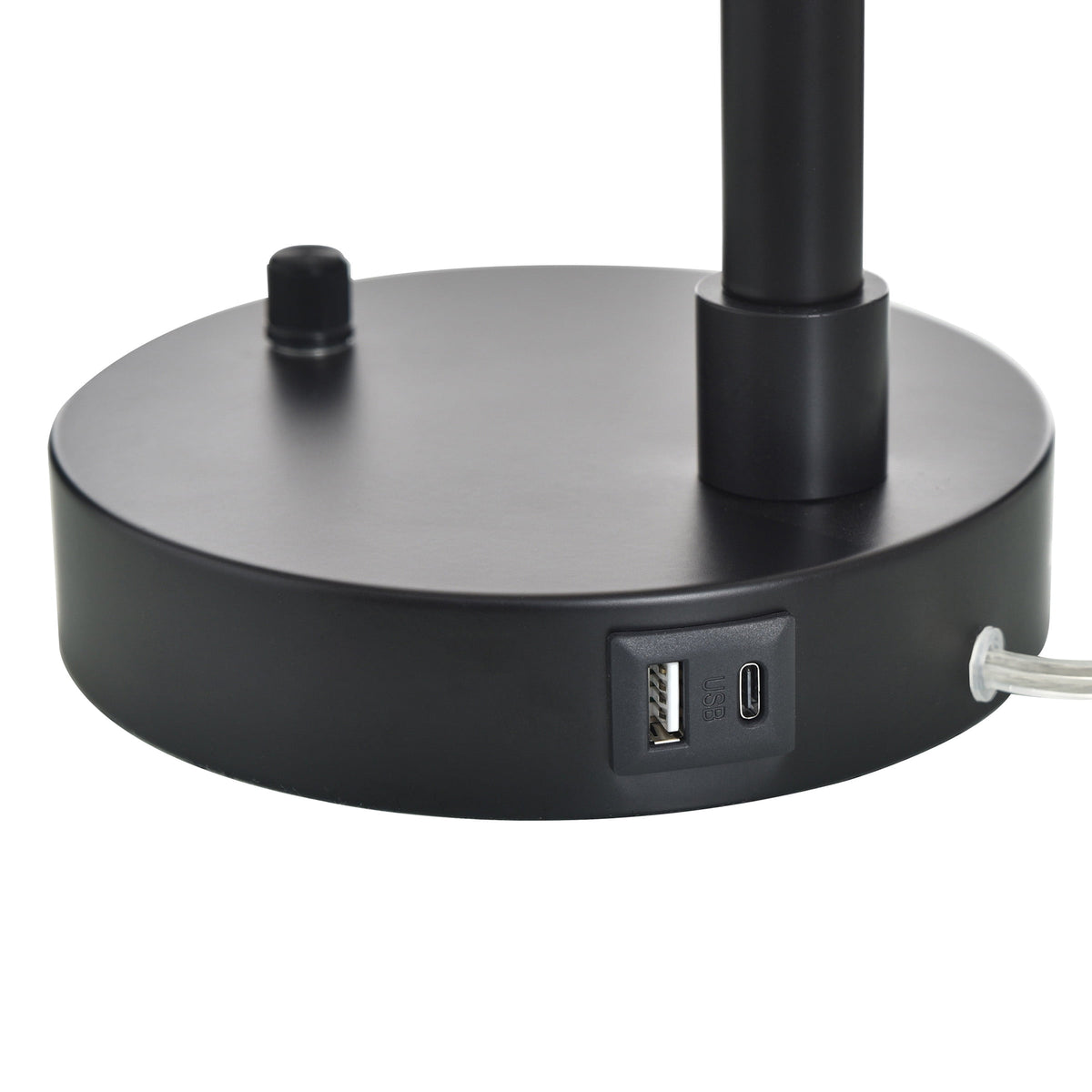 Velmora™ Black Finish Arch Dome Table Lamp