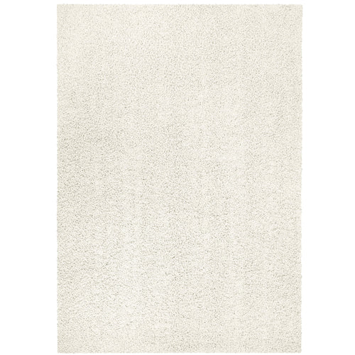 Velmora™ (2 pack) Traditional Solid Ivory Shag Indoor Area Rug, 5 ft x 7 ft