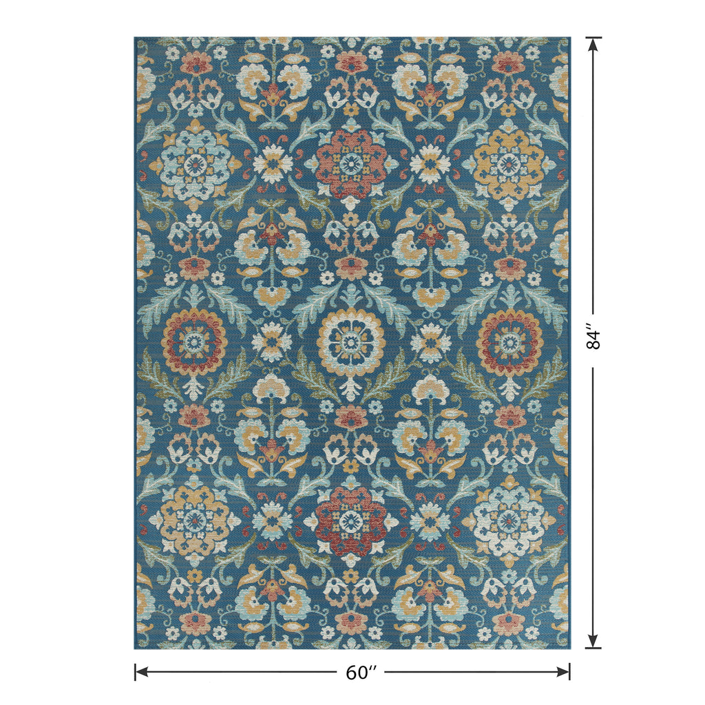 Velmora™ 5' x 7' Multi Medallion Outdoor Rug
