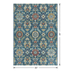 Velmora™ 5' x 7' Multi Medallion Outdoor Rug