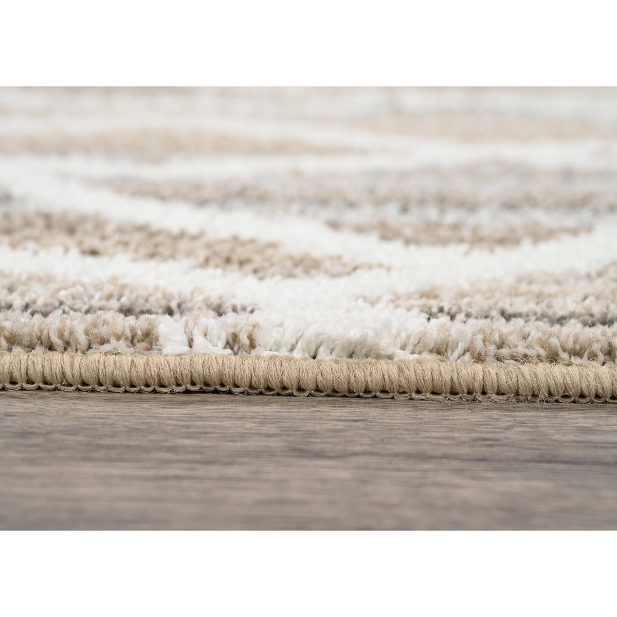 Velmora™ Diamond Stripe Earth Tone/White Indoor Area Rug, 5 ft x 7 ft