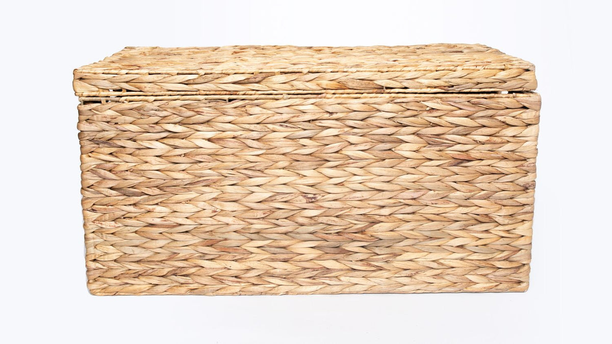 Velmora™ Natural Water Hyacinth Storage Trunk, Large