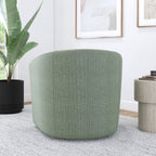 Velmora™ Boucle Swivel Accent Chair, Olive