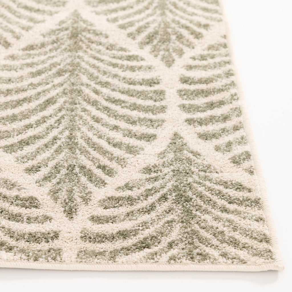 Velmora™ Palm Leaf Indoor Area Rug, Green/Ivory, 5 ft x 7 ft