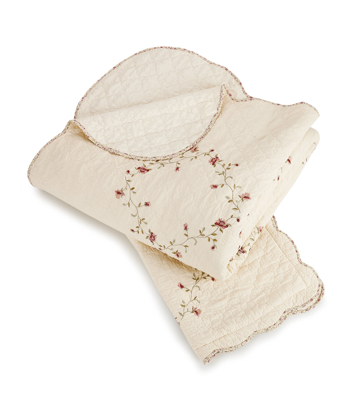 Velmora™ Hannalore Cotton Quilt, Burgundy, Full/Queen, All Ages