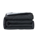 Velmora™ Full/Queen Comforter, All-Season Reversible Microfiber, Black