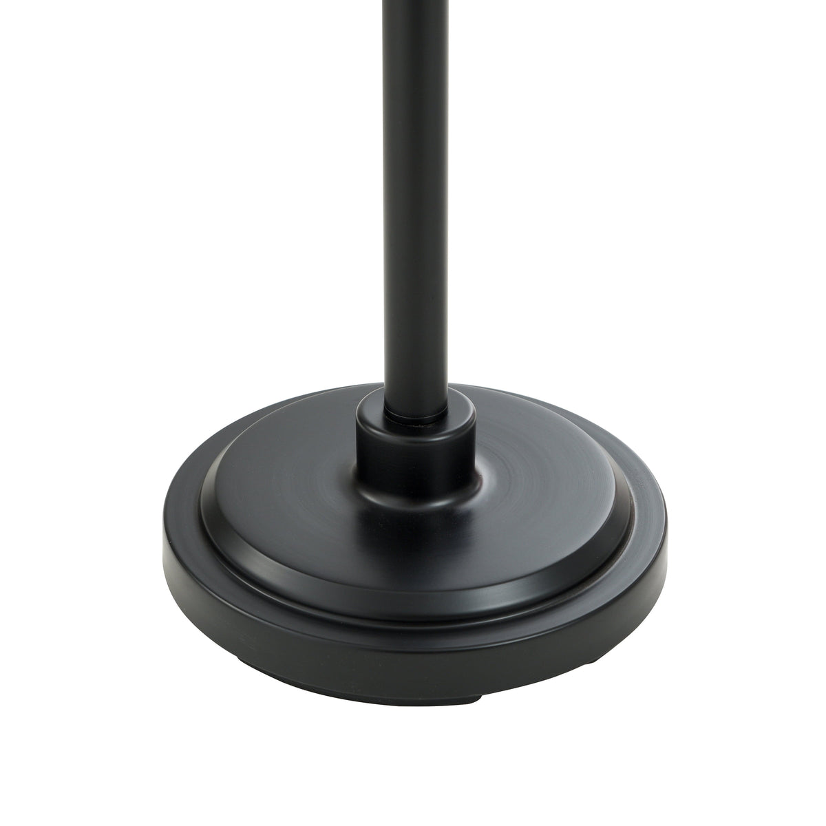 Velmora™ 63.5 in 3 Light Contemporary Black Floor Lamp Clear Glass