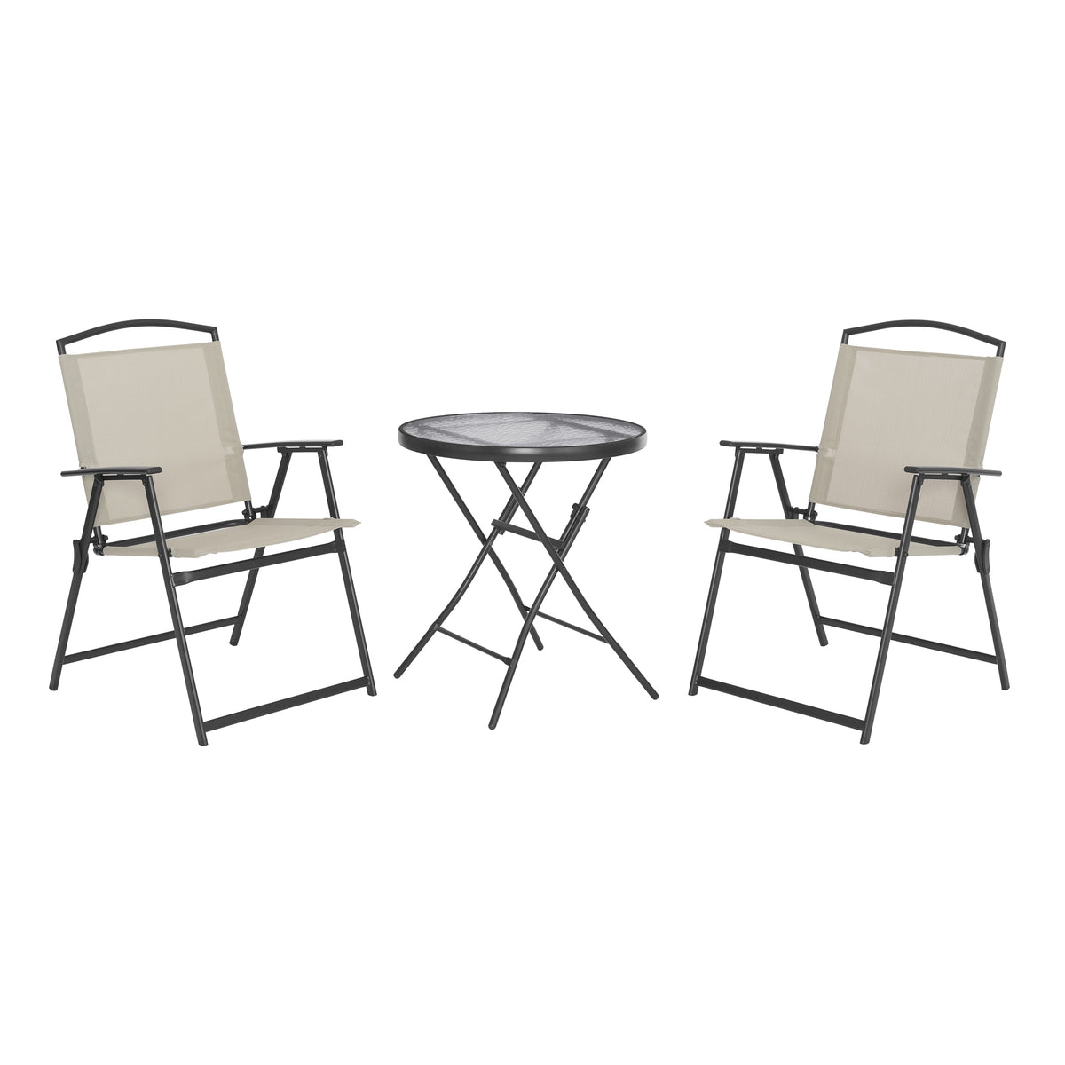 Velmora™ Albany Lane 3-Piece Outdoor Bistro Set, Tan