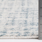 Velmora™ 7 ft 6 in x 9 ft 6 in Ivory and Blue Plaid Indoor Area Rug