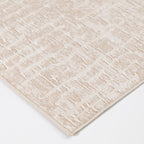Velmora™ Raised & Sculpted Neutral Abstract Indoor Area Rug, 5 ft x 7 ft